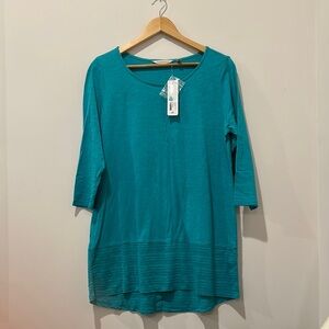 Soft surroundings Teal Women's Top NWT